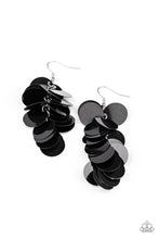 Load image into Gallery viewer, Now You SEQUIN It | Paparazzi Black Earring - BlingbyAshleyNicole
