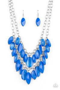 Palm Beach Beauty | Paparazzi Blue Necklace - BlingbyAshleyNicole