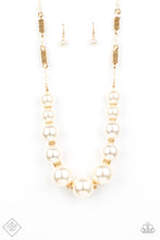 Load image into Gallery viewer, Pearly Prosperity - Paparazzi Gold Necklace - BlingbyAshleyNicole