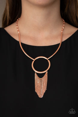 Pharaoh Paradise | Paparazzi Copper Necklace - BlingbyAshleyNicole
