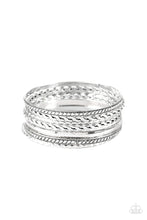 Load image into Gallery viewer, Rattle and Roll | Paparazzi Silver Bracelets - BlingbyAshleyNicole