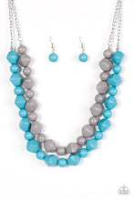 Load image into Gallery viewer, Rio Rhythm - Blue Necklace - BlingbyAshleyNicole