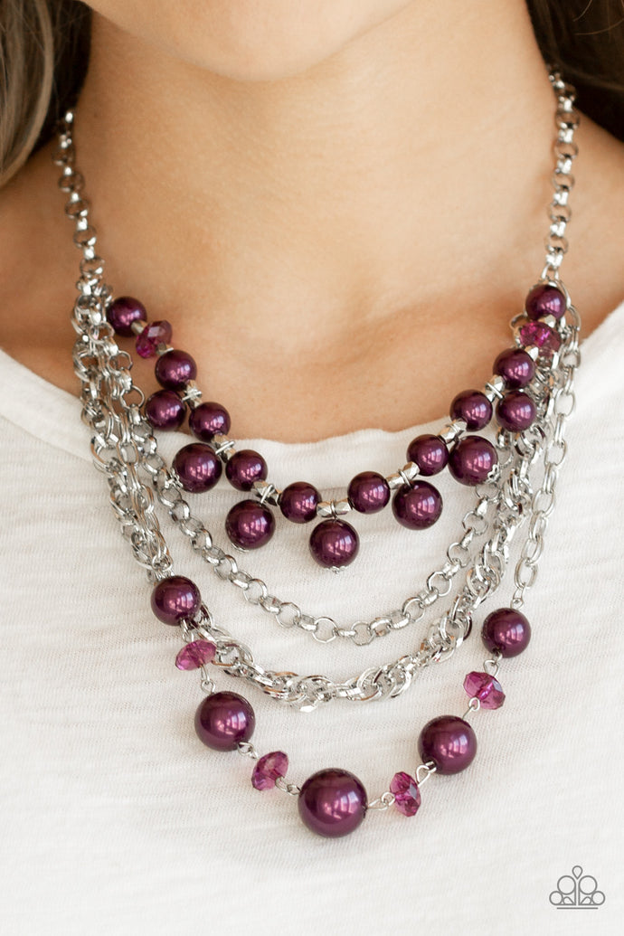 Rockin Rockette - Paparazzi Purple Necklace - BlingbyAshleyNicole