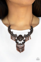 Load image into Gallery viewer, Rogue Vogue - Paparazzi Copper Necklace - BlingbyAshleyNicole