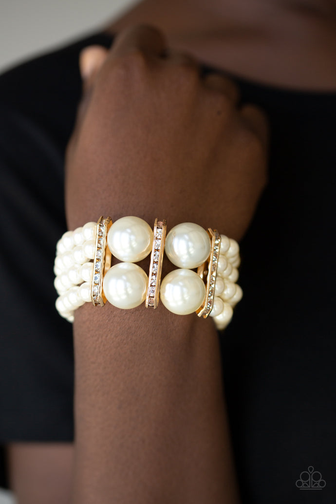 Romance Remix - Paparazzi Gold Bracelet - BlingbyAshleyNicole
