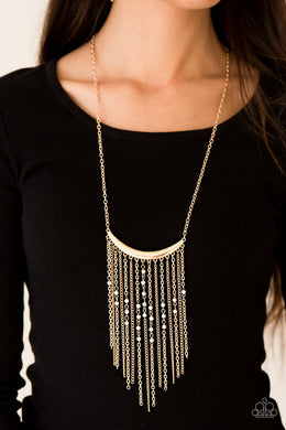 Runaway Rumba | Paparazzi Gold Necklace - BlingbyAshleyNicole