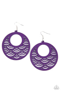 SEA Le Vie! | Paparazzi Purple Earring - BlingbyAshleyNicole