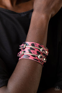 Safari Scene | Paparazzi Pink Bracelet - BlingbyAshleyNicole