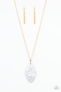 Sante Fe Simplicity - Paparazzi White Necklace - BlingbyAshleyNicole