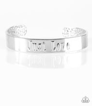 Load image into Gallery viewer, Just Love - Paparazzi Silver Bracelet - BlingbyAshleyNicole