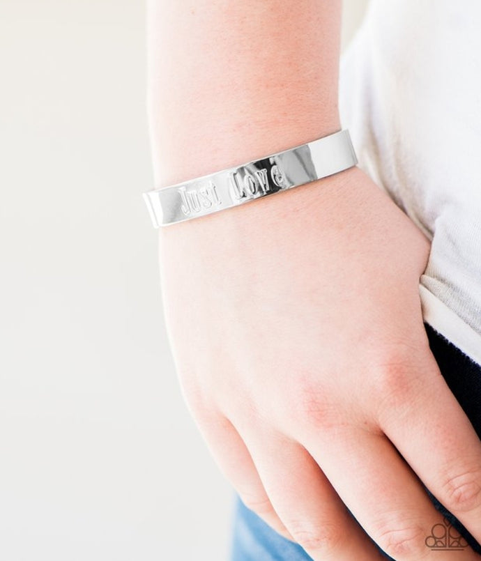 Just Love - Paparazzi Silver Bracelet - BlingbyAshleyNicole