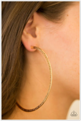 Size Them Up - Gold Earrings - BlingbyAshleyNicole