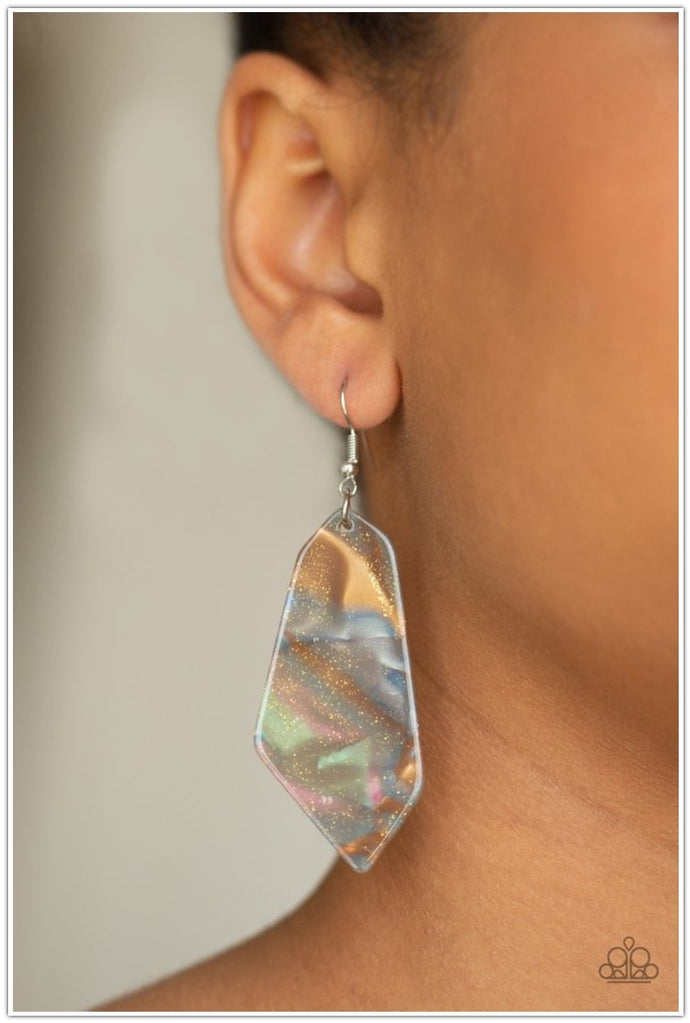 Walking On WATERCOLORS - Multi Earring - BlingbyAshleyNicole
