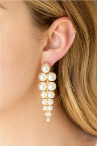 Totally Tribeca | Paparazzi Gold Post Earrings - BlingbyAshleyNicole