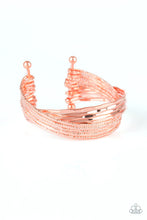 Load image into Gallery viewer, See A Pattern? - Paparazzi Copper Bracelet - BlingbyAshleyNicole