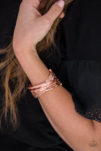 Load image into Gallery viewer, See A Pattern? - Paparazzi Copper Bracelet - BlingbyAshleyNicole