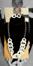 Load image into Gallery viewer, Red-Haute Mama | Paparazzi White Necklace - BlingbyAshleyNicole