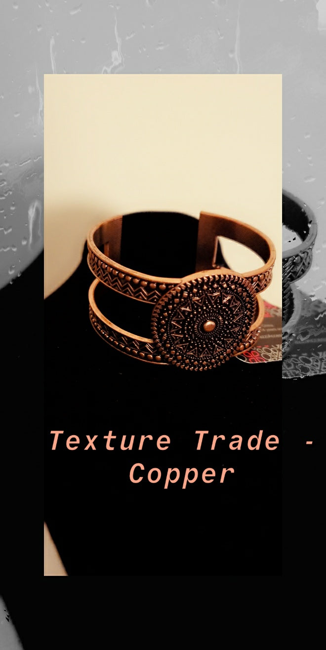 Texture Trade - Copper Bracelet - BlingbyAshleyNicole