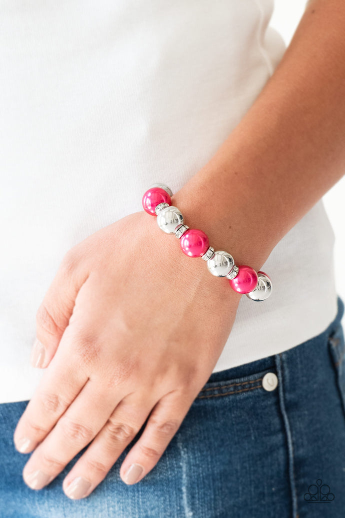 So Not Sorry | Paparazzi Pink Bracelet - BlingbyAshleyNicole