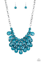Load image into Gallery viewer, Sorry To Burst Your Bubble - Paparazzi Blue Necklace - BlingbyAshleyNicole