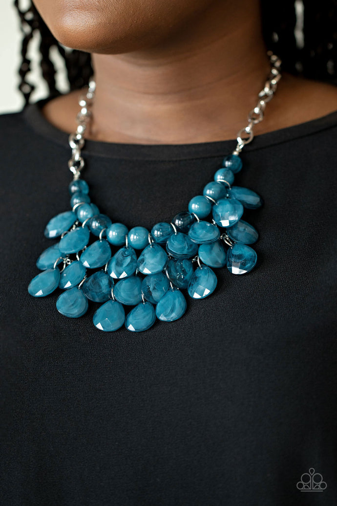 Sorry To Burst Your Bubble - Paparazzi Blue Necklace - BlingbyAshleyNicole