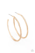 Load image into Gallery viewer, Spitfire - Paparazzi Gold Hoop Earrings - BlingbyAshleyNicole