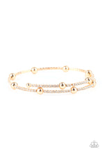 Load image into Gallery viewer, Standout Shimmer | Paparazzi Gold Bracelet - BlingbyAshleyNicole