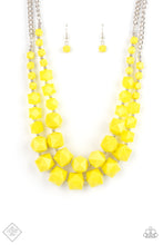 Load image into Gallery viewer, Summer Excursion | Paparazzi Yellow Necklace - BlingbyAshleyNicole
