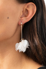 Load image into Gallery viewer, Suspended In Time | Paparazzi Gold Earring - BlingbyAshleyNicole