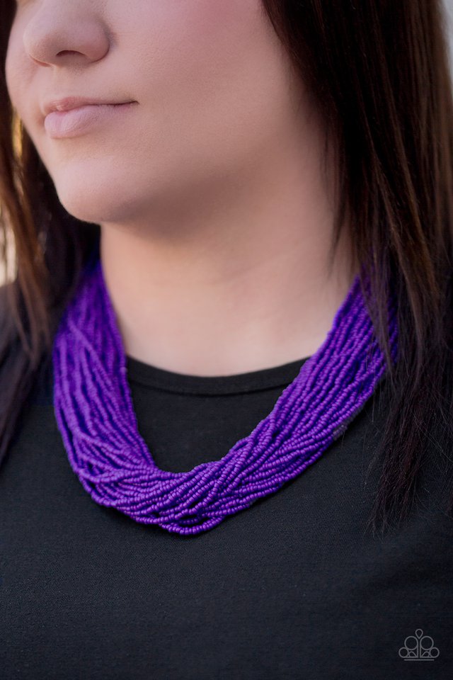 The Show Must CONGO In! - Paparazzi Purple Necklace - BlingbyAshleyNicole