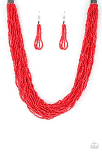 The Show Must CONGO On! | Paparazzi Red Necklace - BlingbyAshleyNicole