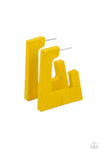 Load image into Gallery viewer, The Girl Next OUTDOOR | Paparazzi Yellow Earrings - BlingbyAshleyNicole
