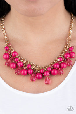 Tour De Trendsetter - Paparazzi Pink Necklace - BlingbyAshleyNicole