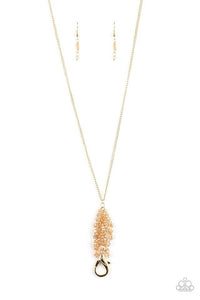 Twilight Twinkle - Paparazzi Gold Lanyard / Necklace - BlingbyAshleyNicole