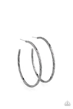Load image into Gallery viewer, Unregulated | Paparazzi Black Hoop Earrings - BlingbyAshleyNicole