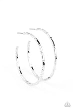 Load image into Gallery viewer, Unregulated - Paparazzi Silver Hoop Earrings - BlingbyAshleyNicole