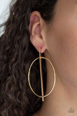 Vogue Visionary - Paparazzi Gold Earrings - BlingbyAshleyNicole