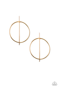 Vogue Visionary - Paparazzi Gold Earrings - BlingbyAshleyNicole