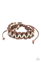 Load image into Gallery viewer, WEAVE It At That - Paparazzi Brown Bracelet - BlingbyAshleyNicole