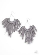 Load image into Gallery viewer, Wanna Piece Of MACRAME? - Paparazzi Silver Earrings - BlingbyAshleyNicole