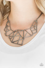 Load image into Gallery viewer, World Shattering | Paparazzi Black Necklace - BlingbyAshleyNicole