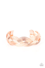 Load image into Gallery viewer, Woven Wonder | Paparazzi Copper Bracelet - BlingbyAshleyNicole