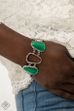 Load image into Gallery viewer, Yacht Club Couture | Paparazzi Green Bracelet - BlingbyAshleyNicole