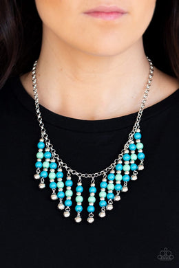 Your SUNDAE'S Best - Blue Necklace - BlingbyAshleyNicole