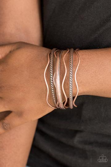 Zesty Zimbabwe | Paparazzi Copper Bracelet - BlingbyAshleyNicole