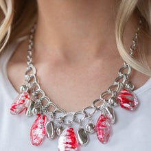 Load image into Gallery viewer, Chroma Drama - Red Necklace - BlingbyAshleyNicole