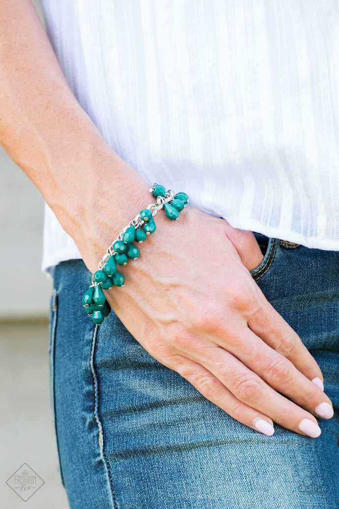 Malibu Masquerade - Green Bracelet - BlingbyAshleyNicole