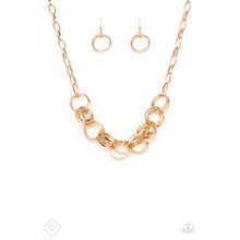 Load image into Gallery viewer, Statement Made - Paparazzi Gold Necklace - BlingbyAshleyNicole